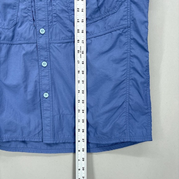 Simms Guide LS Shirt Mens Small Blue Long Sleeve Fishing Sun Nylon UPF NWT - Picture 11 of 14
